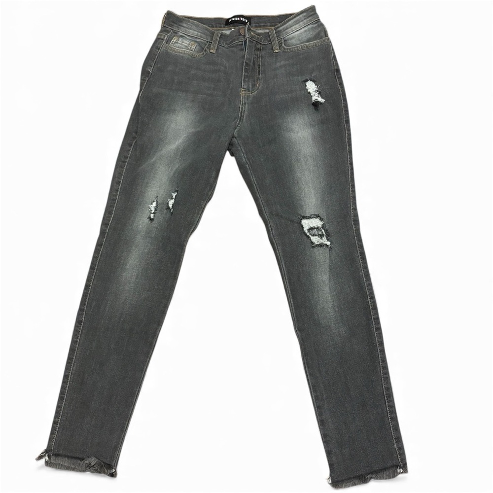 Fashion Nova High Waist Gray Skinny Jeans